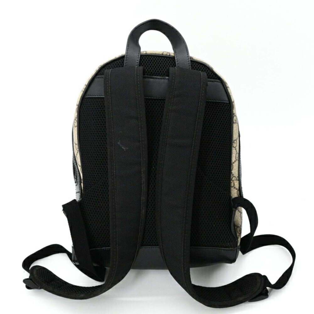 GUCCI Black Leather Backpack - Picture 3 of 16